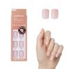 KISS imPRESS No Glue Mani Press On Nails, ‘Instinct’, Light Pink, Short Size, Squoval Shape, Includes 30 Nails, Prep Pad, Instructions Sheet, 1 Manicure Stick, 1 Mini File