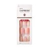 KISS imPRESS No Glue Mani Press-On Nails, Design, ‘Dream It Up’, Light Pink, Short Size, Wider Squoval Shape, Includes 30 Nails, Prep Pad, Instructions Sheet, 1 Manicure Stick, 1 Mini File(Pink)