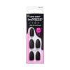 imPRESS Color Press-On Nails, Halloween, No Glue Needed, Black, Medium Coffin, 33 Ct.(Terror-iffic)