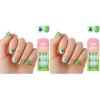 imPRESS MINI X WICKED: FOR GOOD Press On Nails for Kids, ‘Perfect Duet’, Green & Blue, Squoval, The No Glue Instant Mani, Non- Toxic, Includes Mini Nail File and 20 Fake Nails(Kids (Pack of 2))