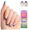 imPRESS X WICKED: FOR GOOD Press On Nails, ‘Living in a Dream’, Purple, Medium Coffin, New Improved Adhesive, Up To 10 Day Hold, Includes 30 Fake Nails, 1 Prep Pad, 1 Manicure Stick, 1 Mini File(Wickedly Brave)