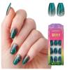 imPRESS X WICKED: FOR GOOD Press On Nails, ‘Living in a Dream’, Purple, Medium Coffin, New Improved Adhesive, Up To 10 Day Hold, Includes 30 Fake Nails, 1 Prep Pad, 1 Manicure Stick, 1 Mini File(Unleash Your Magic)