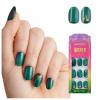 imPRESS X WICKED: FOR GOOD Press On Nails, ‘Living in a Dream’, Purple, Medium Coffin, New Improved Adhesive, Up To 10 Day Hold, Includes 30 Fake Nails, 1 Prep Pad, 1 Manicure Stick, 1 Mini File(A Story Of Two Halves)