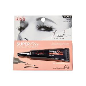 KISS Lash Couture, Lash Glue, Super Flex Oat Influed Strip Lash Adhesive, Black, Includes 1 Lash Adhesive, Long Lasting Wear, Can Be Used with Strip Lashes and Lash Clusters(Black)