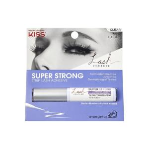 KISS Lash Couture, Lash Glue, Super Strong Strip Lash Adhesive, White, Includes Lash Adhesive, Long Lasting Wear, Can Be Used with Strip Lashes and Lash Clusters(Clear)