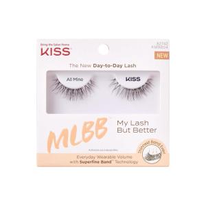 KISS My Lash But Bolder, False Eyelashes, ‘Big Personality’, 14mm, Includes 1 Pair, Easy to Apply, Reusable Lash Clusters(All Mine)