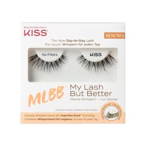 KISS My Lash But Bolder, False Eyelashes, ‘Big Personality’, 14mm, Includes 1 Pair, Easy to Apply, Reusable Lash Clusters(No Filters)
