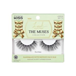 KISS The Muses, False Eyelashes, ‘Legacy’, 12mm, Includes 1 Pair, Easy to Apply, Reusable Lash Clusters(Duchess)