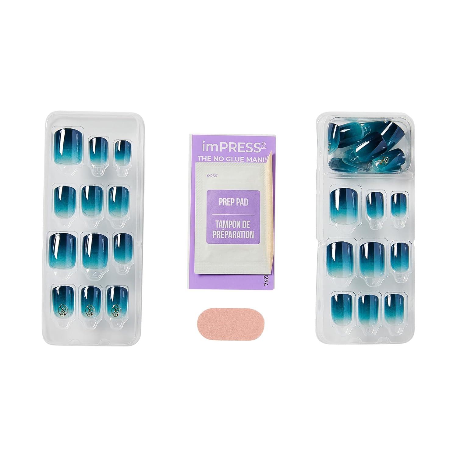 imageWICKED X imPRESS Press On Nails Floating Over OZ Pink Short Oval New Improved Adhesive Up To 10 Day Hold Includes 30 Fake Nails 1 Prep Pad 1 Manicure Stick 1 Mini FileWelcome To Shiz