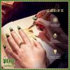 WICKED X imPRESS Press On Nails, ‘Floating Over OZ’, Pink, Short Oval, New Improved Adhesive, Up To 10 Day Hold, Includes 30 Fake Nails, 1 Prep Pad, 1 Manicure Stick, 1 Mini File(Leaders Of Oz)