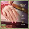 WICKED X imPRESS Press On Nails, ‘Floating Over OZ’, Pink, Short Oval, New Improved Adhesive, Up To 10 Day Hold, Includes 30 Fake Nails, 1 Prep Pad, 1 Manicure Stick, 1 Mini File(Goodness Of My Heart)