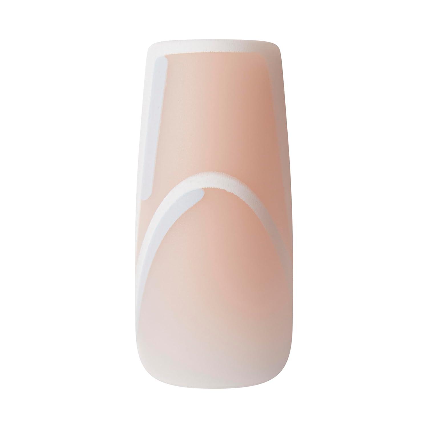 imageKISS Masterpiece OneOfAKind Luxe Manicure Long Square Members Only Waterproof Durable Flexible No Damage Trendy ampamp Intricate Nail Art From Home Lasts Up to 7 Days 30 CountMembers Only