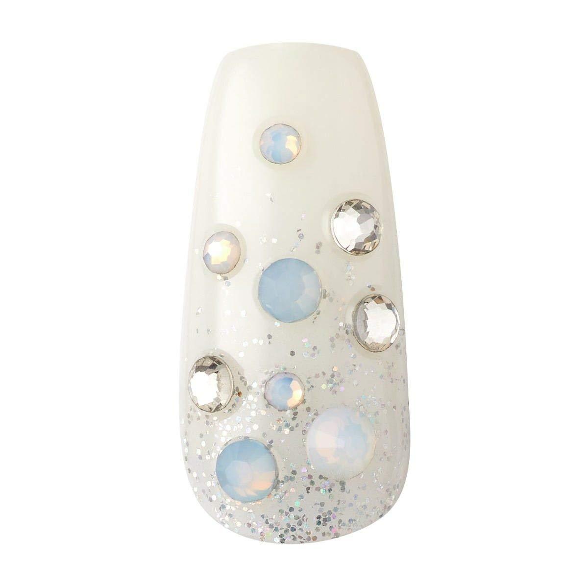 imageKISS Masterpiece OneOfAKind Luxe Manicure Premium Acrylic Fake Nails with Pink Gel Nail Glue Manicure Stick Mini Nail File ampamp 30 Glue On Nails Including 12 Accent NailsPink