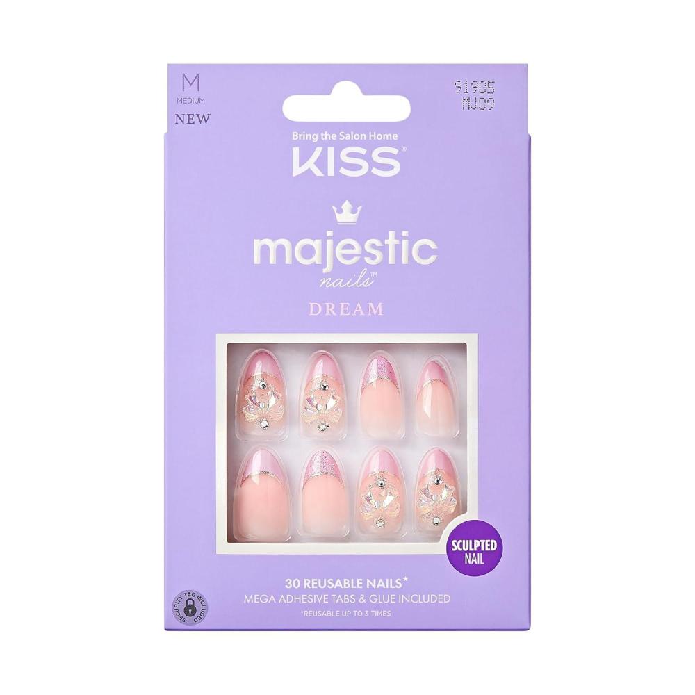 imageKISS Majestic Press On NailsLight Pink