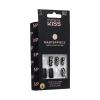 KISS Masterpiece One-Of-A-Kind Luxe Manicure – Long, Square – Members Only, Waterproof, Durable, Flexible, No Damage, Trendy & Intricate Nail Art From Home, Lasts Up to 7 Days | 30 Count(Show My Throne)