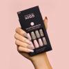 KISS Masterpiece One-Of-A-Kind Luxe Manicure, Premium Acrylic Fake Nails with Pink Gel Nail Glue, Manicure Stick, Mini Nail File, & 30 Glue On Nails Including 12 Accent Nails(Pink with diamonds)