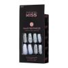 KISS Masterpiece One-Of-A-Kind Luxe Manicure, Premium Acrylic Fake Nails with Pink Gel Nail Glue, Manicure Stick, Mini Nail File, & 30 Glue On Nails Including 12 Accent Nails(Pink)