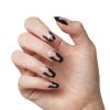 KISS Voguish Fantasy Halloween Nails, Black & Pink, X-Long Length, Stiletto Shape, Pink Gel Nail Glue (2g), Mini Nail File, Manicure Stick, & 28 Fake Nails(Franken-tastc)