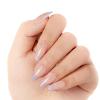 KISS Voguish Fantasy, Press On Nails, Nail glue included, ‘Hush Rush’, Black, Short Size, Coffin Shape, Includes 28 Nails, 2g Glue, 1 Manicure Stick, 1 Mini file(Rainy Night)