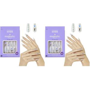 KISS Majestic Press On Nails(Light Blue)