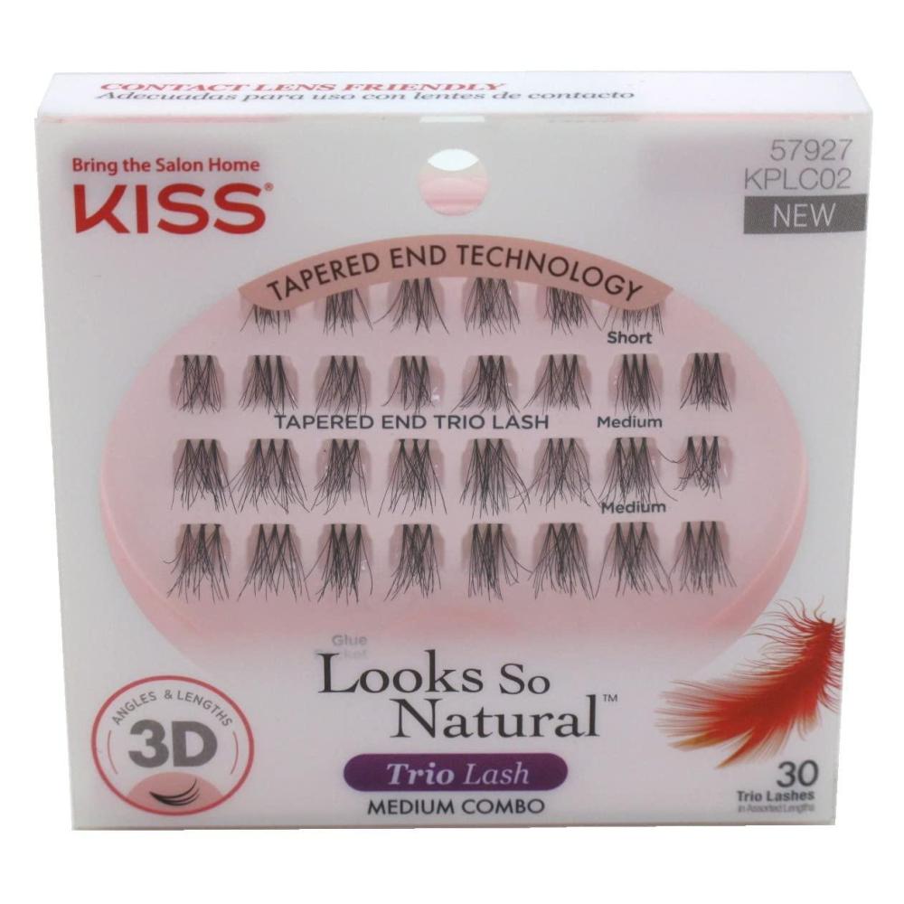 imageKiss EverEz Trio Lashes Medium Combo 6 Pack