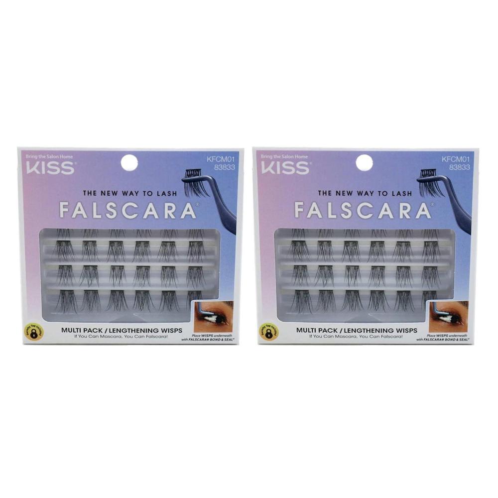 imageKiss Falscara Lengthening Wisps MultiPack Pack of 6Black
