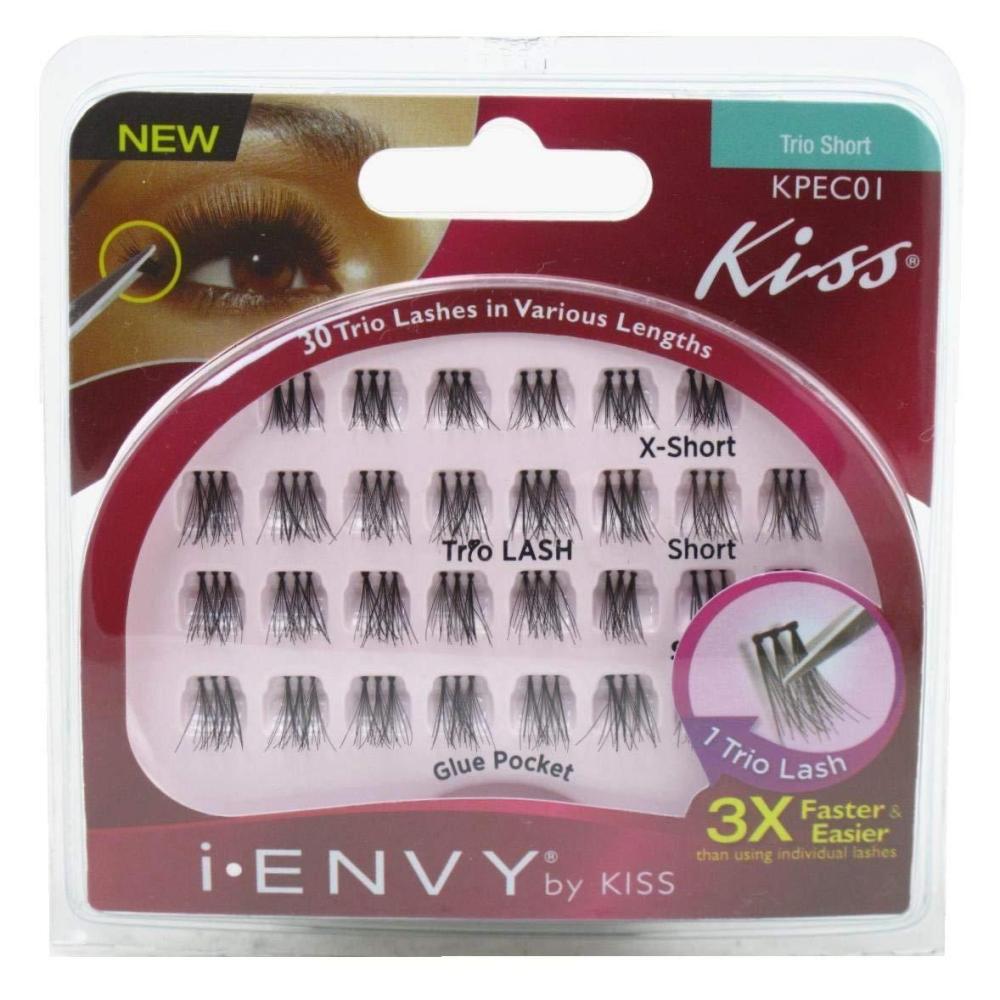 imageKiss I Envy Trio Short 30 Trio Lashes 3 Pack