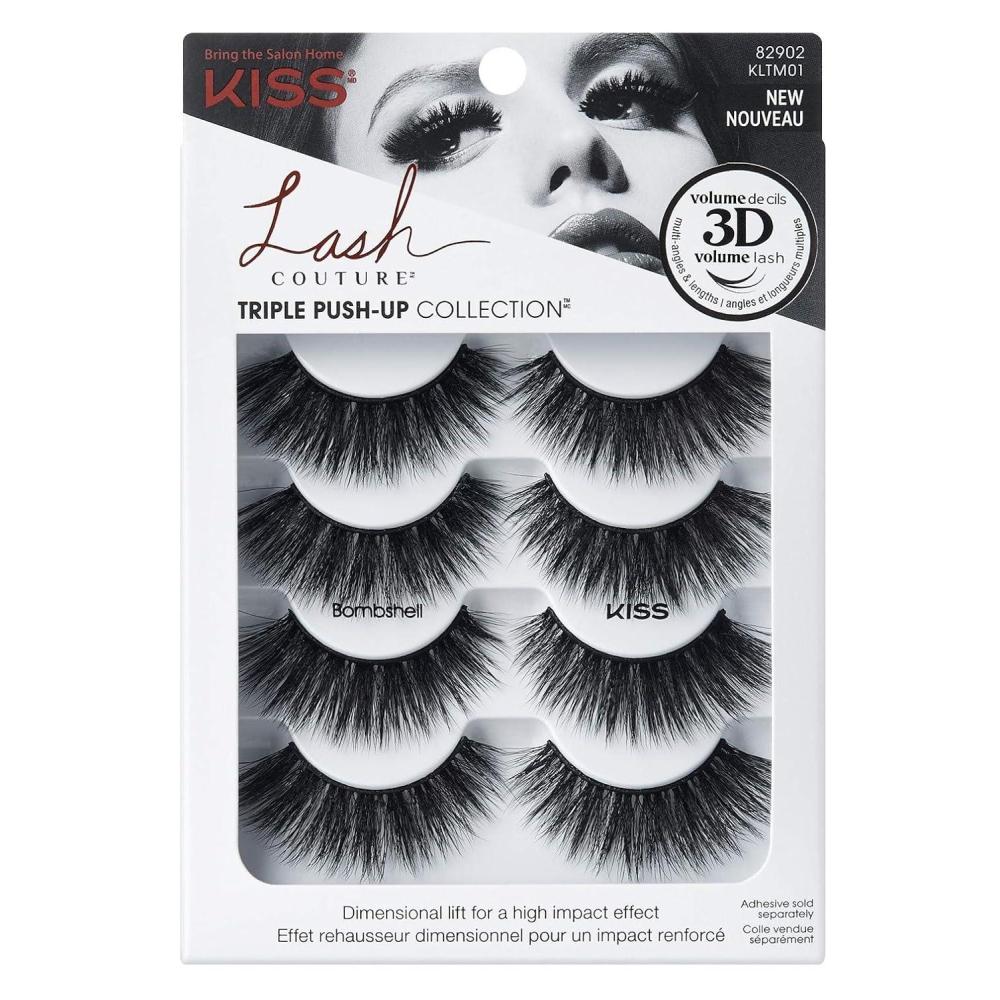 imageKiss Lash Couture Triple PushUp Collection Bombshell Pack of 2