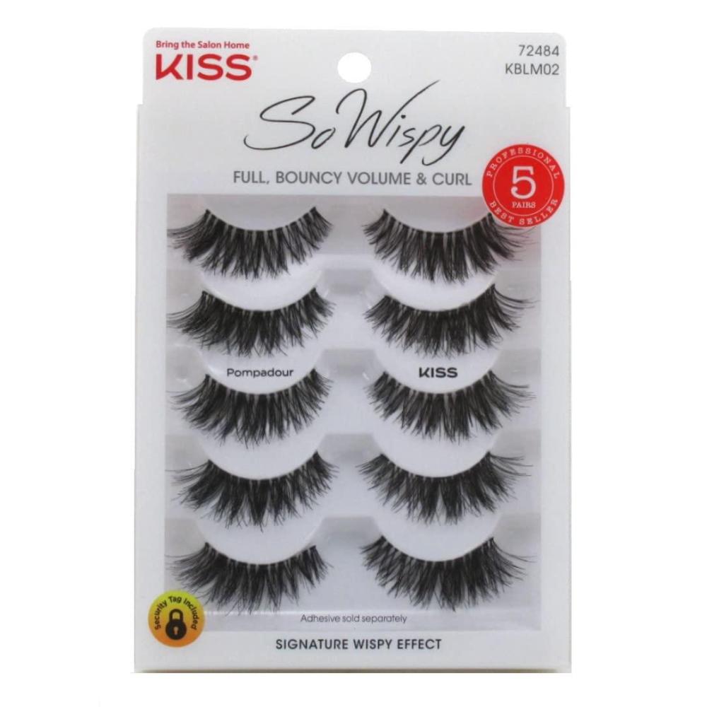 imageKiss So Wispy Pompadour Lashes 5 Pairs Pack of 3