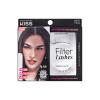 KISS Filter Lashes, AI-Inspired Open-Eyed Spiky False Eyelashes, 1 Pair, Long Length (14mm), Wispy 3D Volume, Natural Look, Lash Glue Included, LASH x GLOSS(1 pair (Pack of 1))