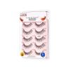 KISS Looks So Natural False Eyelashes Multipack, Lightweight & Comfortable, Tapered End Technology, Reusable, Cruelty-Free, Contact Lens Friendly, Style ‘Poise’, 5 Pairs Fake Eyelashes