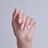 KISS PROFESSIONAL, Press On Nails, Nail glue included, ‘Earthly’, White, Medium Size, Round Shape, Includes 140 Nails, 3g Glue