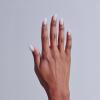 KISS PROFESSIONAL, Press On Nails, Nail glue included, ‘Earthly’, White, Medium Size, Round Shape, Includes 140 Nails, 3g Glue