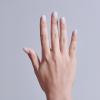 KISS PROFESSIONAL, Press On Nails, Nail glue included, ‘Ordinary Life’, White, Short Size, Square Shape, Includes 140 Nails, 3g Glue