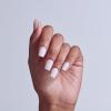 KISS PROFESSIONAL, Press On Nails, Nail glue included, ‘Ordinary Life’, White, Short Size, Square Shape, Includes 140 Nails, 3g Glue