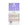 KISS CORE, Press On Nails, Nail glue included, ‘Curiosity’, White, Medium Size, Almond Shape, Includes 32 Nails, 2g Glue, 1 Manicure Stick, 1 Mini File