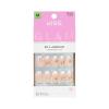 KISS GLAM, Press On Nails, Nail glue included, ‘Zephyr’, White, Medium Size, Almond Shape, Includes 32 Nails, 2g Glue, 1 Manicure Stick, 1 Mini File