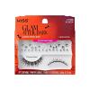 KISS Halloween Eyelashes ‘Enchanted Sparkles’, 12mm, Natural Volume False Lashes with Butterfly Accents & Gem Stickers, Reusable Strip Lashes, No Damage To Natural Lashes, Vegan & Cruelty-Free(Ethereal Spell)