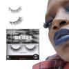 KISS Rebel, False Eyelashes, ‘Main Character’, 12mm, Includes 1 Pair Of Lash, Easy to Apply, Reusable Lash Clusters(Main Character)