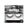 KISS Rebel, False Eyelashes, ‘Main Character’, 12mm, Includes 1 Pair Of Lash, Easy to Apply, Reusable Lash Clusters(Smudged)