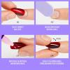 KISS CORE, Press On Nails, Nail glue included, ‘Embullience’, Beige, Short Size, Squoval Shape, Includes 32 Nails, 2g Glue, 1 Manicure Stick, 1 Mini File