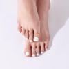 KISS CORE, Press On Nails, Nail glue included, ‘Toe-tally Yours’, White, Short Size, Squoval Shape, Includes 26 Toenails, 2g Glue, 1 Manicure Stick, 1 Mini File