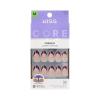 KISS CORE, Press On Nails, Nail glue included, ‘Cheerful’, Red, Medium Size, Almond Shape, Includes 32 Nails, 2g Glue, 1 Manicure Stick, 1 Mini File