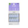 KISS CORE, Press On Nails, Nail glue included, ‘Credit’, Blue, Medium Size, Almond Shape, Includes 32 Nails, 2g Glue, 1 Manicure Stick, 1 Mini File