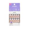 KISS CORE, Press On Nails, Nail glue included, ‘Fascinating’, White, Long Size, Almond Shape, Includes 32 Nails, 2g Glue, 1 Manicure Stick, 1 Mini File