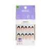 KISS CORE, Press On Nails, Nail glue included, ‘Full of Fun’, Black, Short Size, Coffin Shape, Includes 32 Nails, 2g Glue, 1 Manicure Stick, 1 Mini File