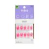 KISS CORE, Press On Nails, Nail glue included, ‘My Time’, Pink, Medium Size, Almond Shape, Includes 32 Nails, 2g Glue, 1 Manicure Stick, 1 Mini File