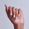 KISS PROFESSIONAL, Press On Nails, Nail glue included, ‘Luminous’, Clear, Medium Size, Coffin Shape, Includes 140 Nails, 3g Glue
