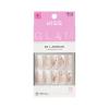 KISS GLAM, Press On Nails, Nail glue included, ‘Wrapped in Beauty’, White, Long Size, Square Shape, Includes 32 Nails, 2g Glue, 1 Manicure Stick, 1 Mini File