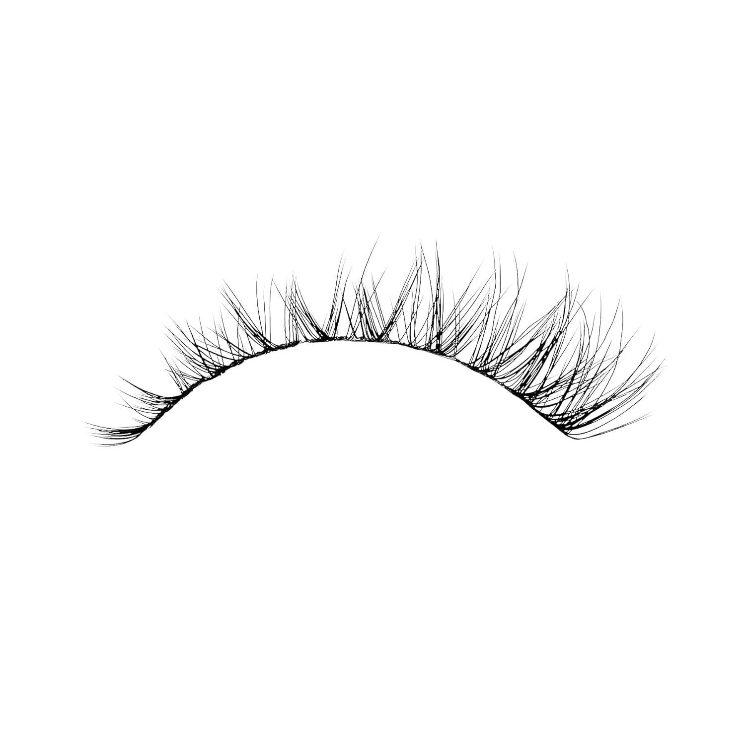 imageKISS Looks So Natural Trio Lash Medium Combo Pack False Eyelashes with Tapered End Technology 3D Lengths amp Angles Easy Grip Tray with BuiltIn Glue Pocket 30 Trio Lashes in Short amp Medium LengthsNo Filters
